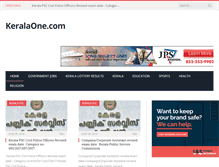 Tablet Screenshot of keralaone.com